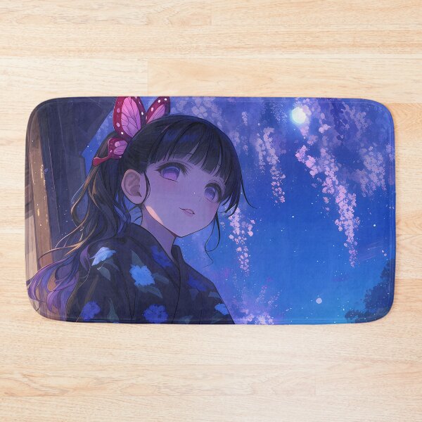 Item preview, Kanao Tsuyuri Demon Slayer Anime Wisteria Lantern Night Serenity designed and sold by mildaclairmo.