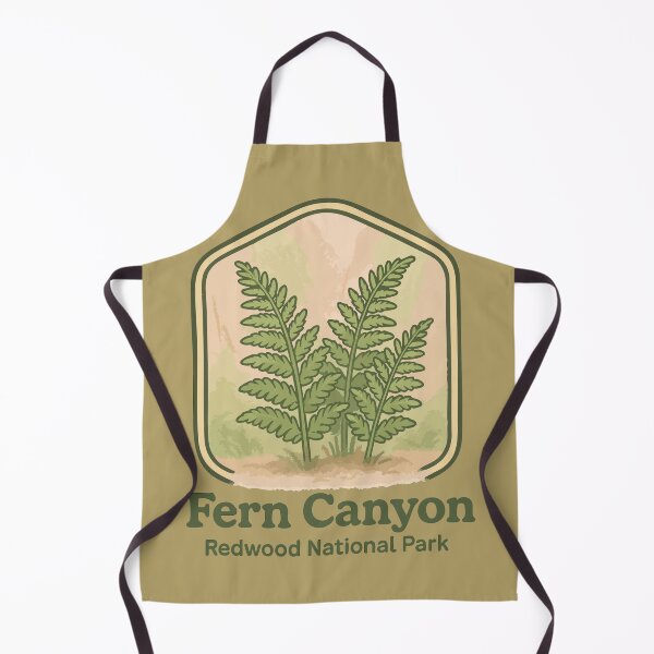 Item preview, Fern Canyon Redwood National Park Retro designed and sold by TomFrontierArt.