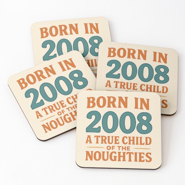 Item preview, Born in 2008 – A True Child of the Noughties designed and sold by TheWonkyEaselCo.