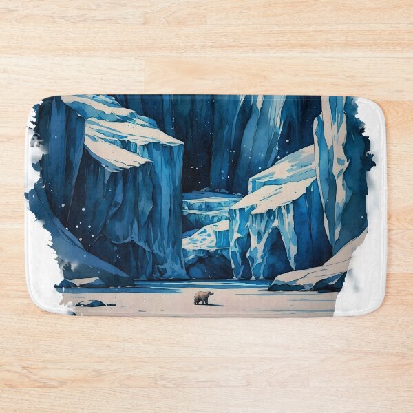Item preview, Glacial landscape, bear and phrase designed and sold by KeyCdesign.