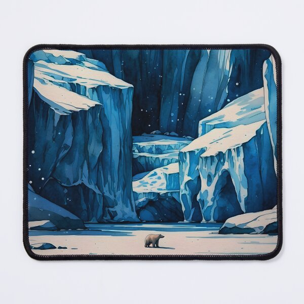 Item preview, Glacial landscape, bear and phrase designed and sold by KeyCdesign.