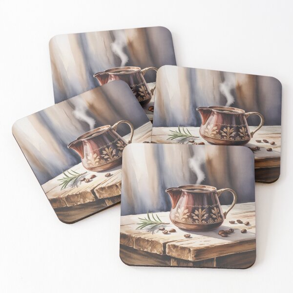 Item preview, Watercolor Coffee Pot designed and sold by ArtQueen777.