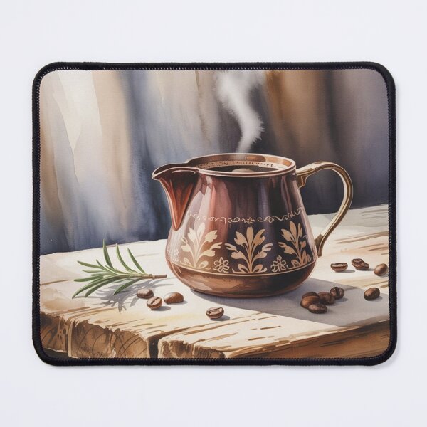 Item preview, Watercolor Coffee Pot designed and sold by ArtQueen777.