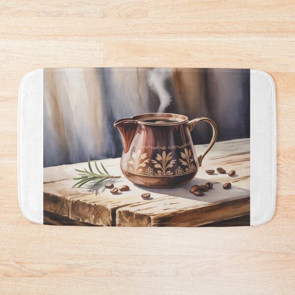 Item preview, Watercolor Coffee Pot designed and sold by ArtQueen777.