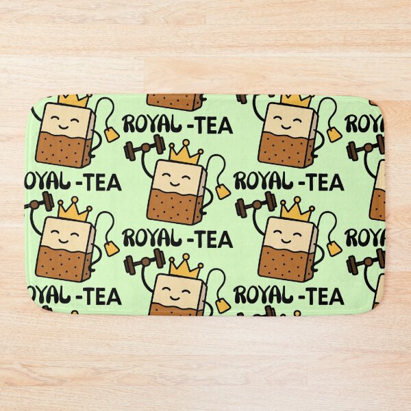 Item preview, Royal-Tea Funny Tea Pun Kawaii King Teabag Illustration designed and sold by graphicnew.