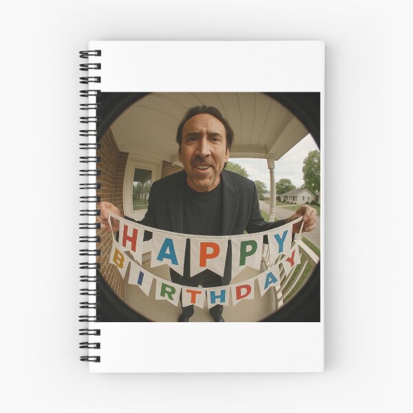 Item preview, Nicolas Cage birthday funny prank meme gift weird designed and sold by CheeseBlueprint.