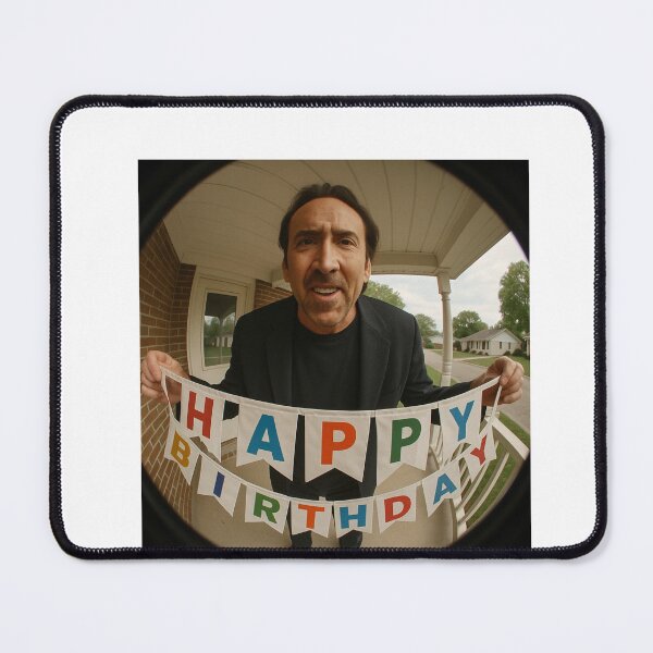 Item preview, Nicolas Cage birthday funny prank meme gift weird designed and sold by CheeseBlueprint.