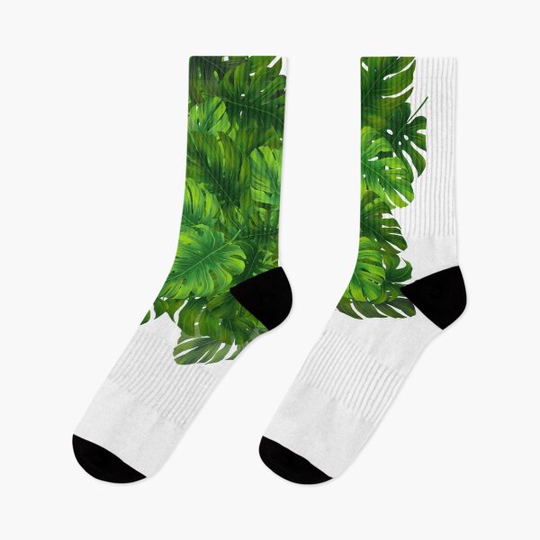 Artikelvorschau, Lebendiges, vom Boho inspiriertes Monstera-Blatt-Design entworfen und verkauft von DREAMINGROOSTER.