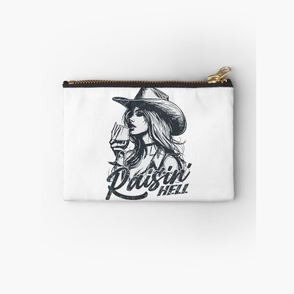 Item preview, Raisin' Hell Funny Western Cowgirl Wine designed and sold by Jcat7.