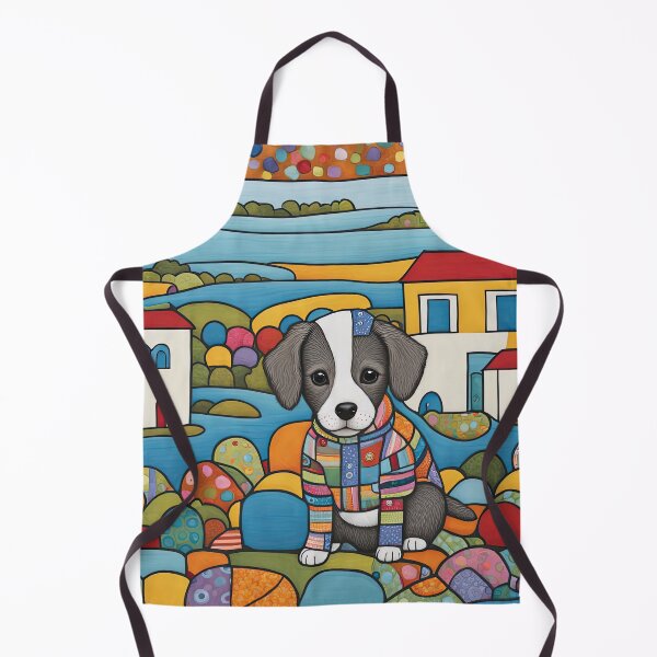 Item preview, Puppy walking at an English seaside designed and sold by Colin Bentham.