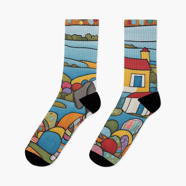 Item preview, Puppy walking at an English seaside designed and sold by Colin Bentham.