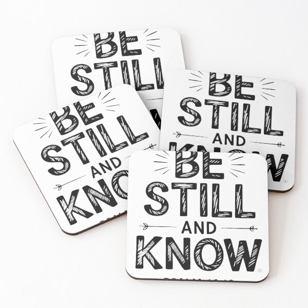 Item preview, Be Still and Know – Psalm 46:10 Quote designed and sold by AnixieInkShop.