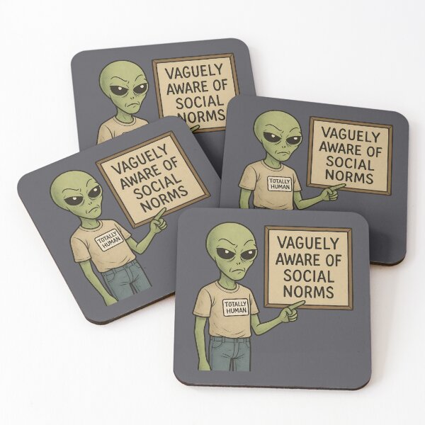 Item preview, Vaguely Aware Of Social Norms designed and sold by Fanverse Merchandise.