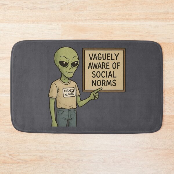 Item preview, Vaguely Aware Of Social Norms designed and sold by Fanverse Merchandise.