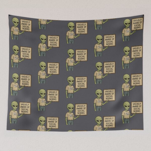 Item preview, Vaguely Aware Of Social Norms designed and sold by Fanverse Merchandise.