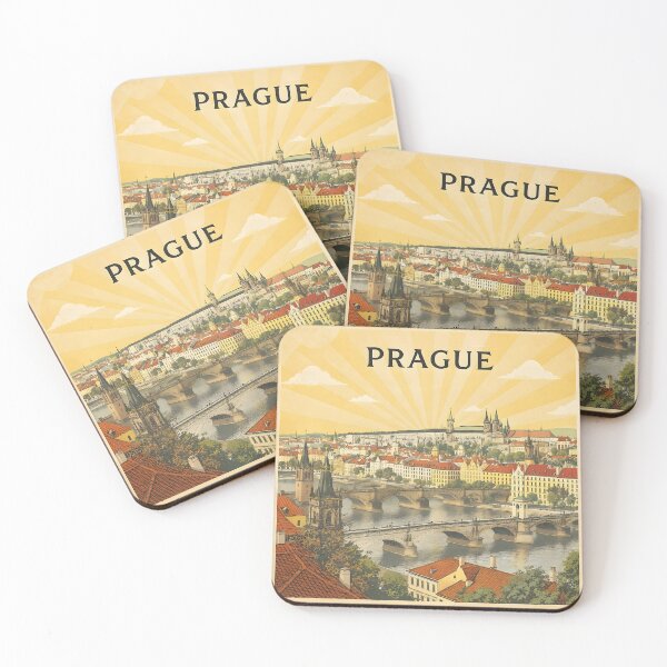 Item preview, Prague Retro Majesty, Classic City of Spires designed and sold by kacperartdesign.