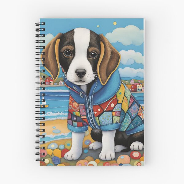 Item preview, Puppy walking at an English seaside designed and sold by Colin Bentham.