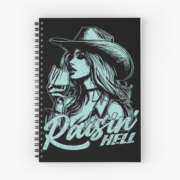 Item preview, Raisin' Hell Funny Western Cowgirl Wine designed and sold by Jcat7.