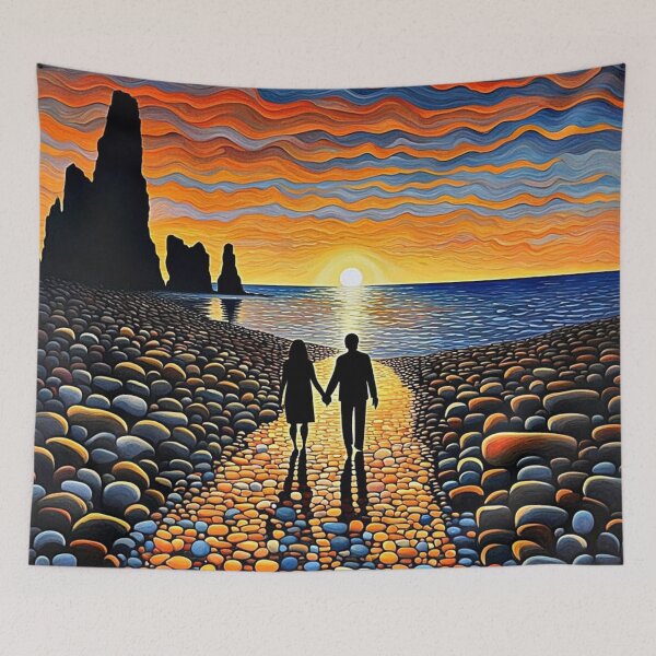 Item preview, Walking into the sunset designed and sold by George Hutton Hunter.