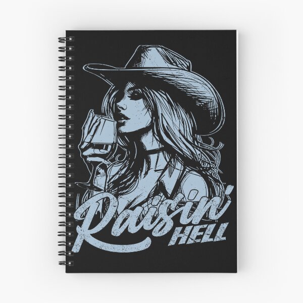 Item preview, Raisin' Hell Funny Western Cowgirl Wine designed and sold by Jcat7.