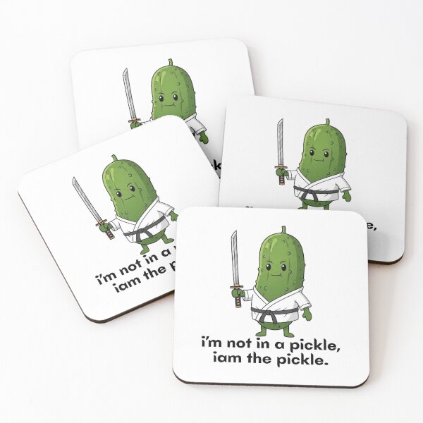 Item preview, Funny I'm Not In A Pickle I Am The Pickle - Cucumber Samurai designed and sold by MotivaChic.
