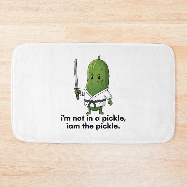 Item preview, Funny I'm Not In A Pickle I Am The Pickle - Cucumber Samurai designed and sold by MotivaChic.