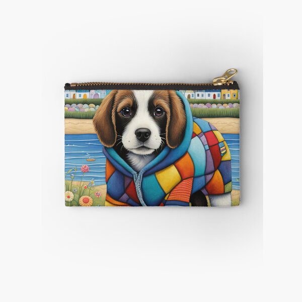 Item preview, Puppy walking at an English seaside designed and sold by Colin Bentham.