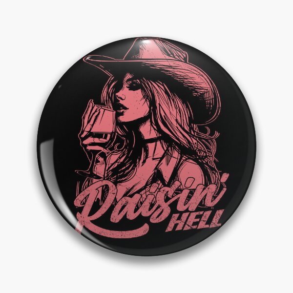 Item preview, Raisin' Hell Funny Western Cowgirl Wine designed and sold by Jcat7.