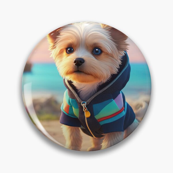 Item preview, Puppy walking at an English seaside designed and sold by Colin Bentham.
