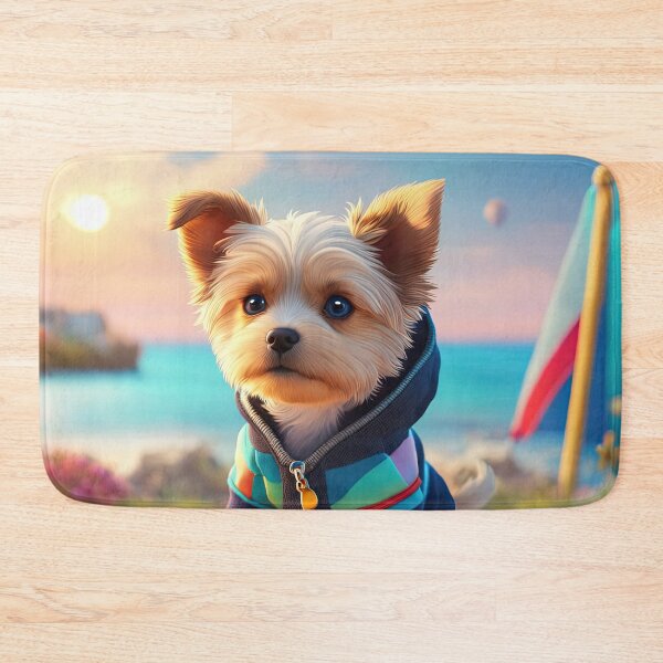 Item preview, Puppy walking at an English seaside designed and sold by Colin Bentham.