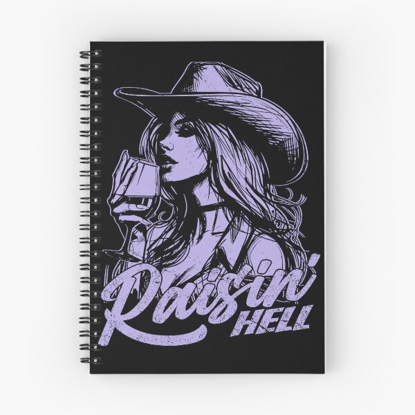 Item preview, Raisin' Hell Funny Western Cowgirl Wine designed and sold by Jcat7.