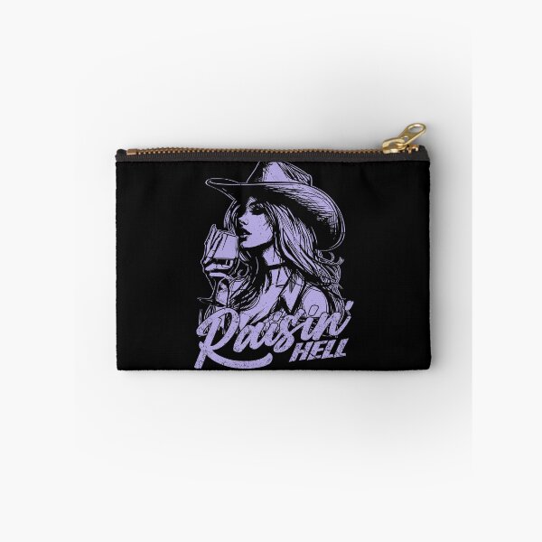Item preview, Raisin' Hell Funny Western Cowgirl Wine designed and sold by Jcat7.