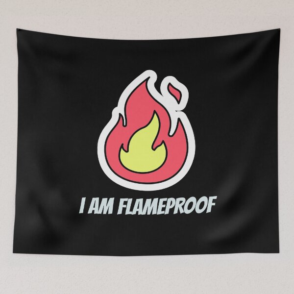 Item preview, I am Flameproof - Stoic Principles designed and sold by LexaArtworks.
