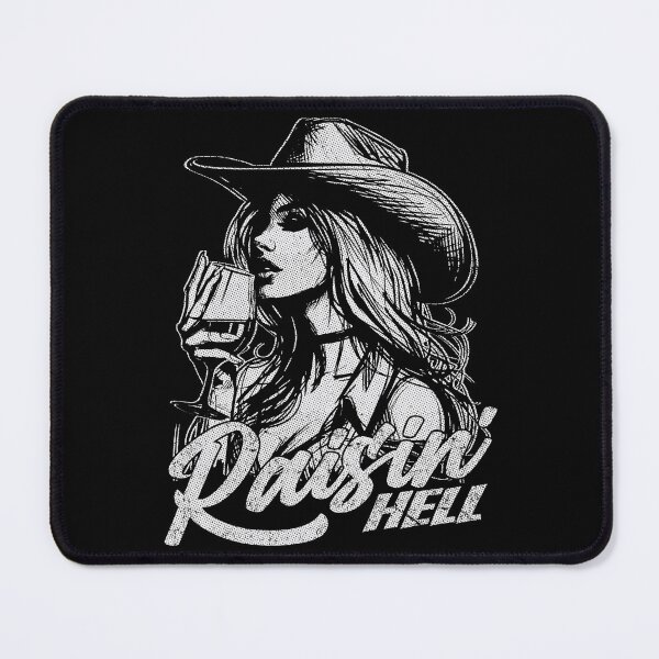 Item preview, Raisin' Hell Funny Western Cowgirl Wine designed and sold by Jcat7.