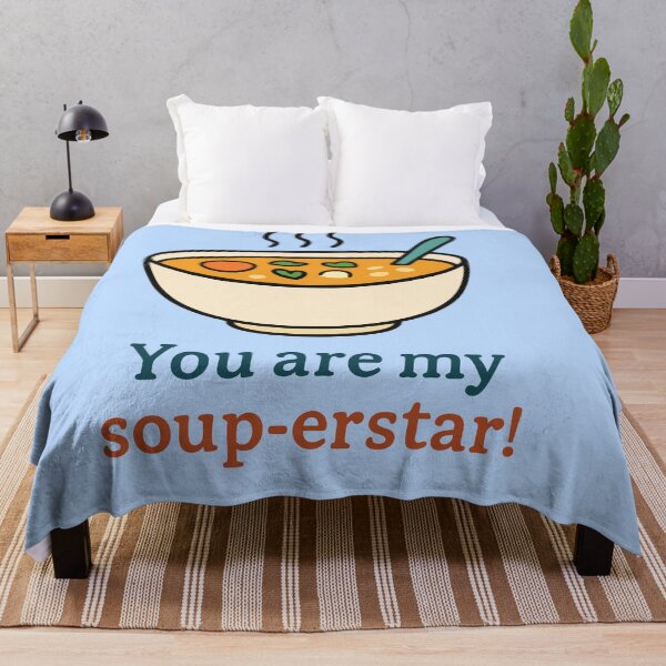 Item preview, Funny Soup Pun Quote – You Are My Soup-Erstar Cute Bowl Art designed and sold by graphicnew.