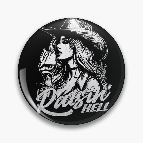 Item preview, Raisin' Hell Funny Western Cowgirl Wine designed and sold by Jcat7.