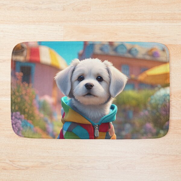 Item preview, Puppy walking at an English seaside designed and sold by Colin Bentham.