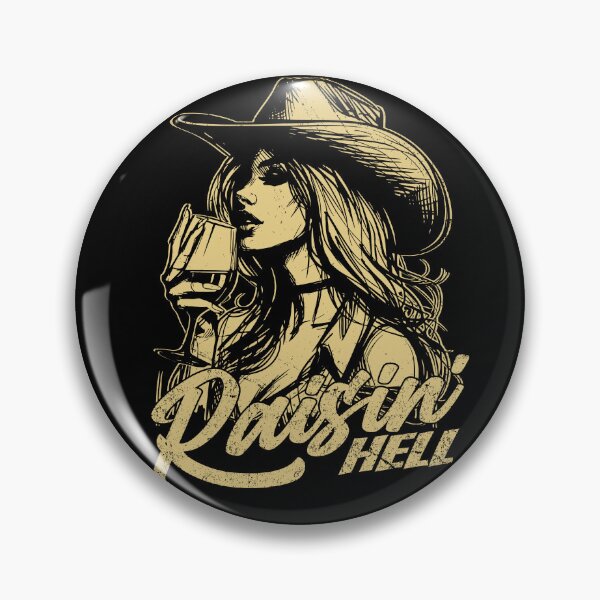 Item preview, Raisin' Hell Funny Western Cowgirl Wine designed and sold by Jcat7.