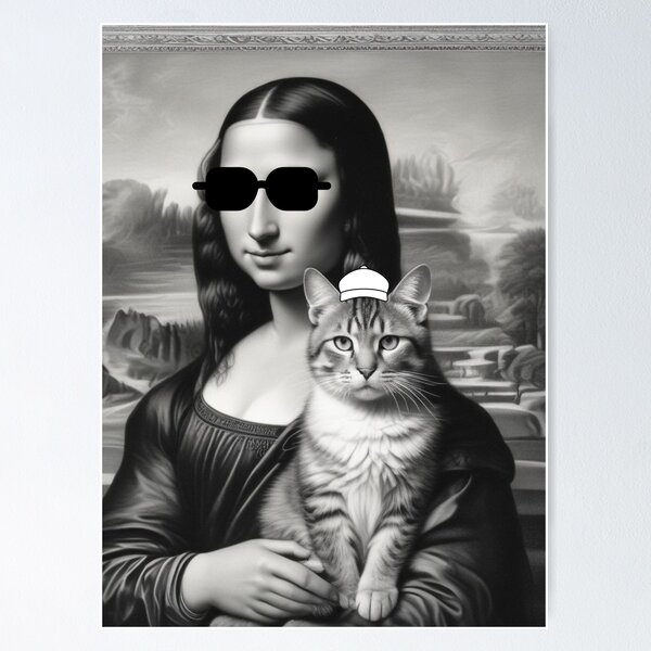 Item preview, Mona in sunglasses designed and sold by GasconyPassion.