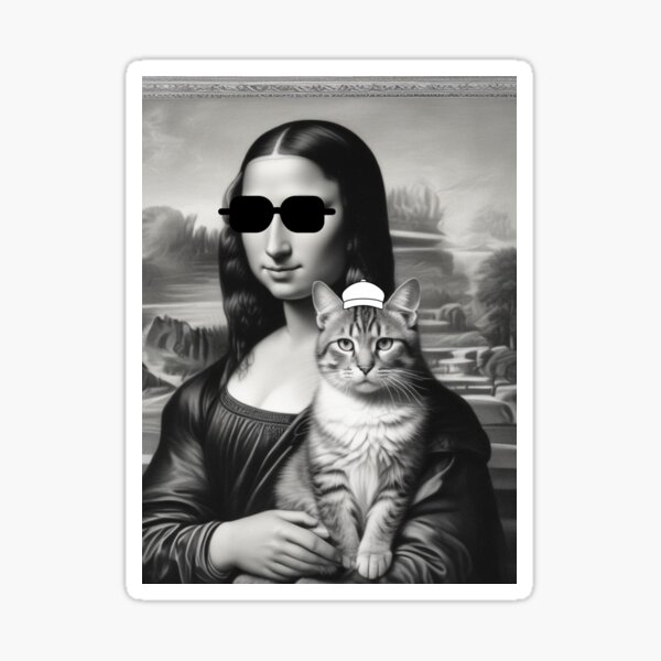 Item preview, Mona in sunglasses designed and sold by GasconyPassion.