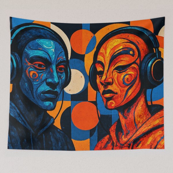 Item preview, Rhythmic colors, surreal beats designed and sold by Sigtrix.