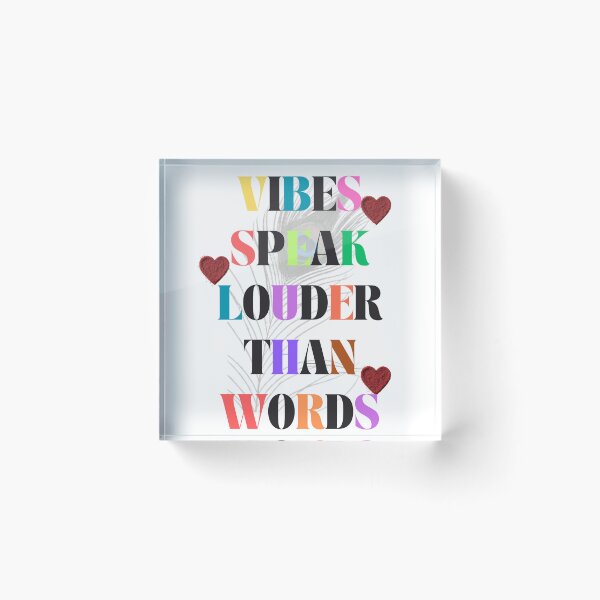 Item preview, Vibes Speak Louder Than Words-The Unspoken Truth designed and sold by the real space.
