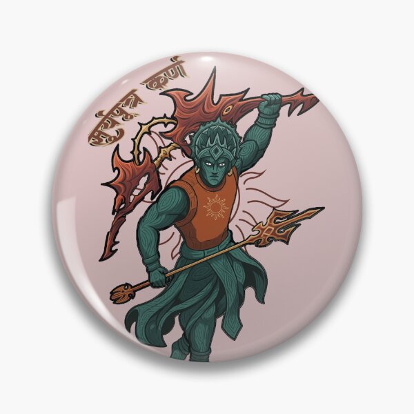 Item preview, Karna Warrior Illustration | Mahabharata Epic Hindu Mythology Art designed and sold by PCGraphicStudio.