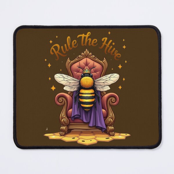 Item preview, Beekeeping Royalty: Queen Bee on Throne designed and sold by Timeless Design.
