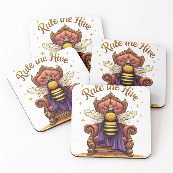 Item preview, Beekeeping Royalty: Queen Bee on Throne designed and sold by Timeless Design.
