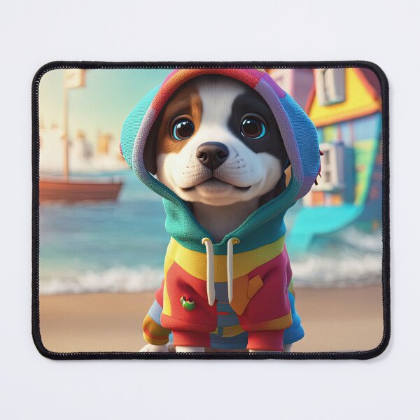 Item preview, Puppy walking at an English seaside designed and sold by Colin Bentham.