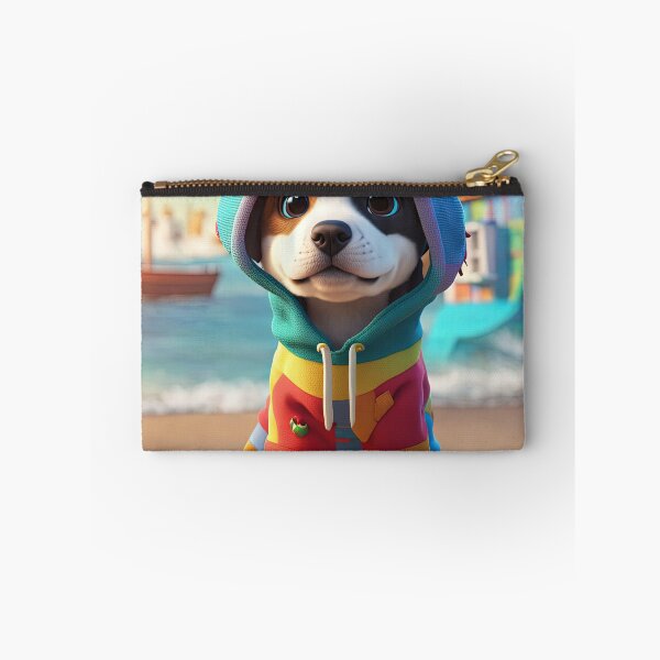 Item preview, Puppy walking at an English seaside designed and sold by Colin Bentham.