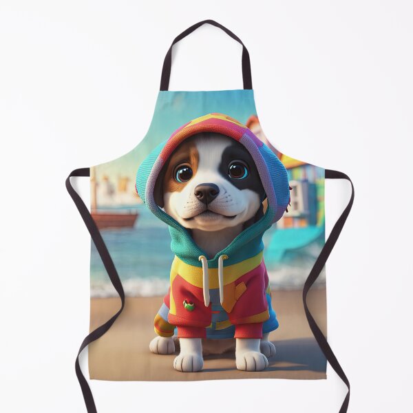 Item preview, Puppy walking at an English seaside designed and sold by Colin Bentham.