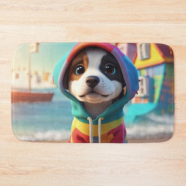 Item preview, Puppy walking at an English seaside designed and sold by Colin Bentham.