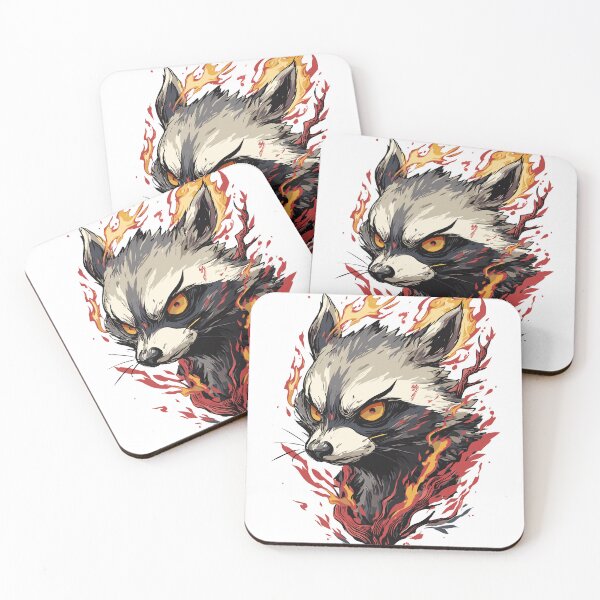 Item preview, Trickster Japanese Tanuki Raccoon Yokai Art designed and sold by bapupa.